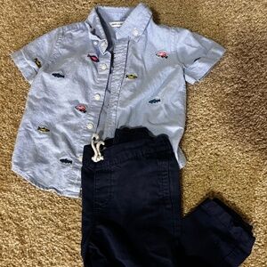 Boys Janie and Jack nautical outfit